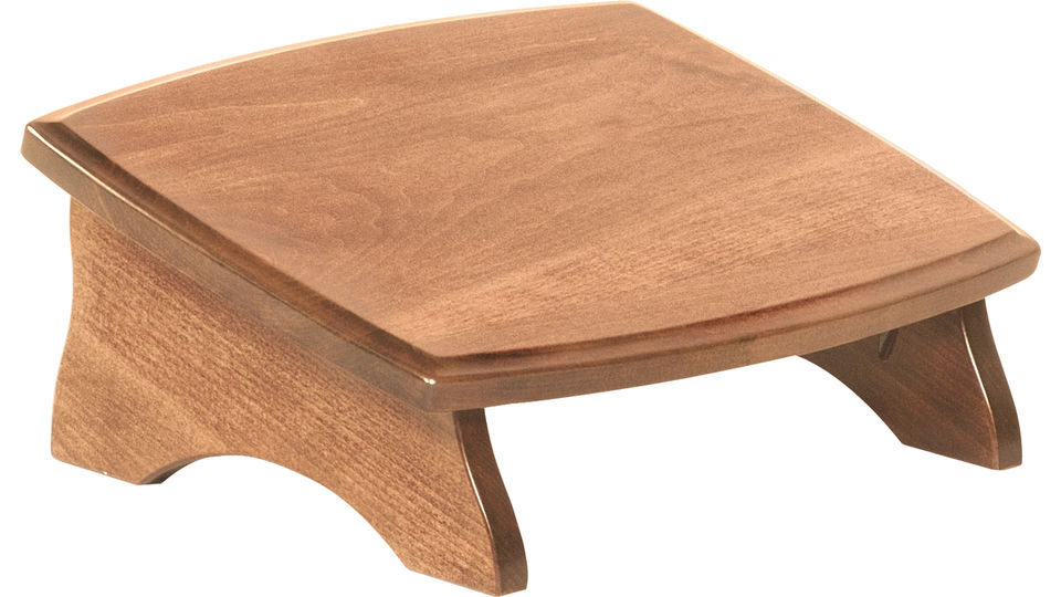 Slanted Wooden Footstool