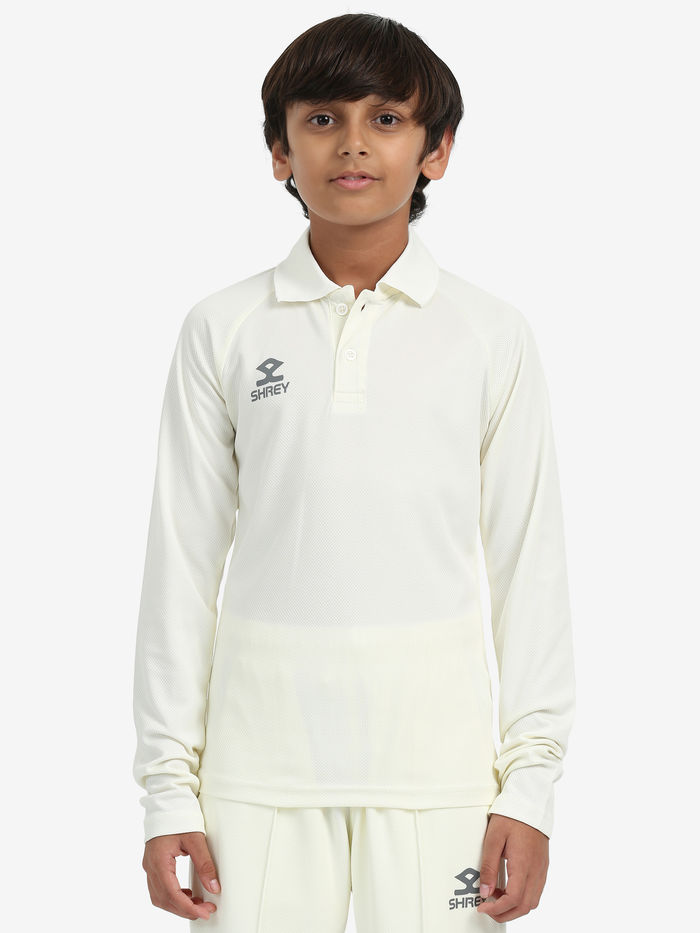 Shrey Cricket Match Shirt L/S - Junior