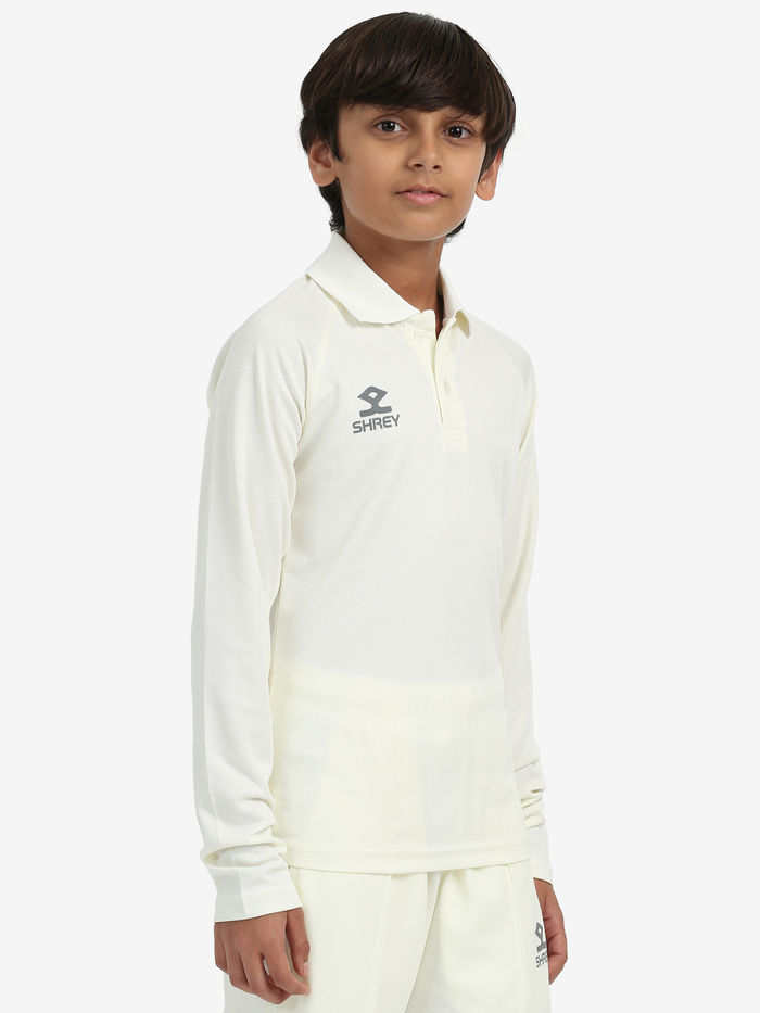 Shrey Cricket Match Shirt L/S - Junior