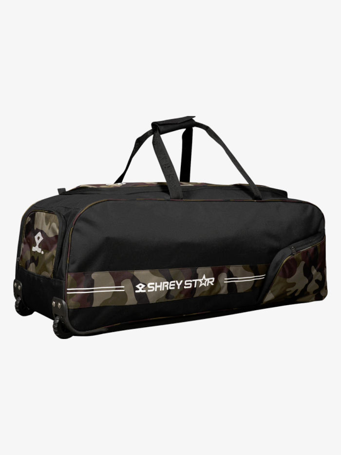 Shrey Star Wheelie Camouflage Bag
