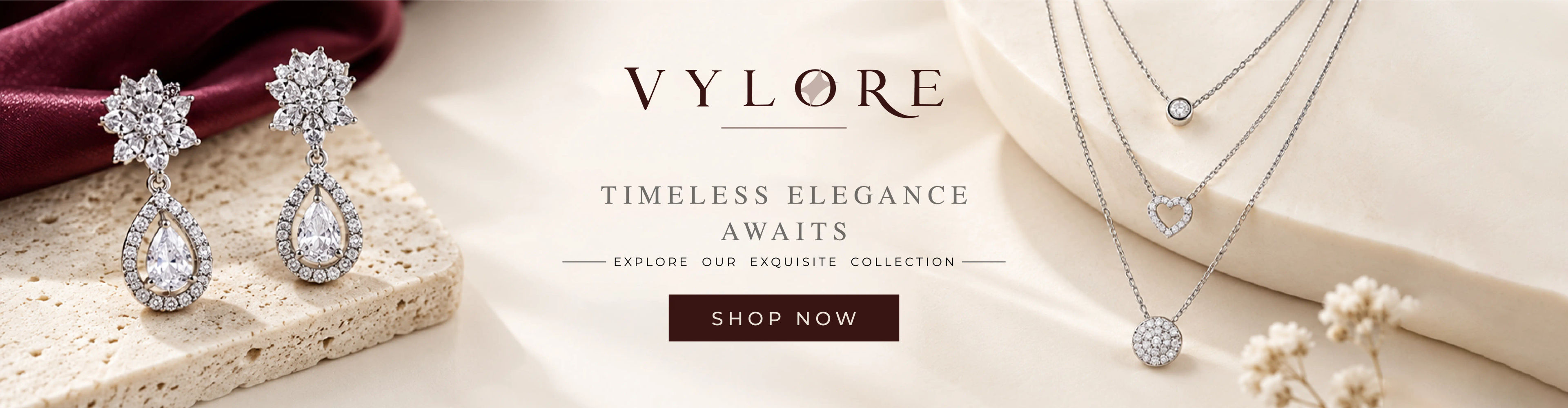 Vylore contemporary silver jewellery collection