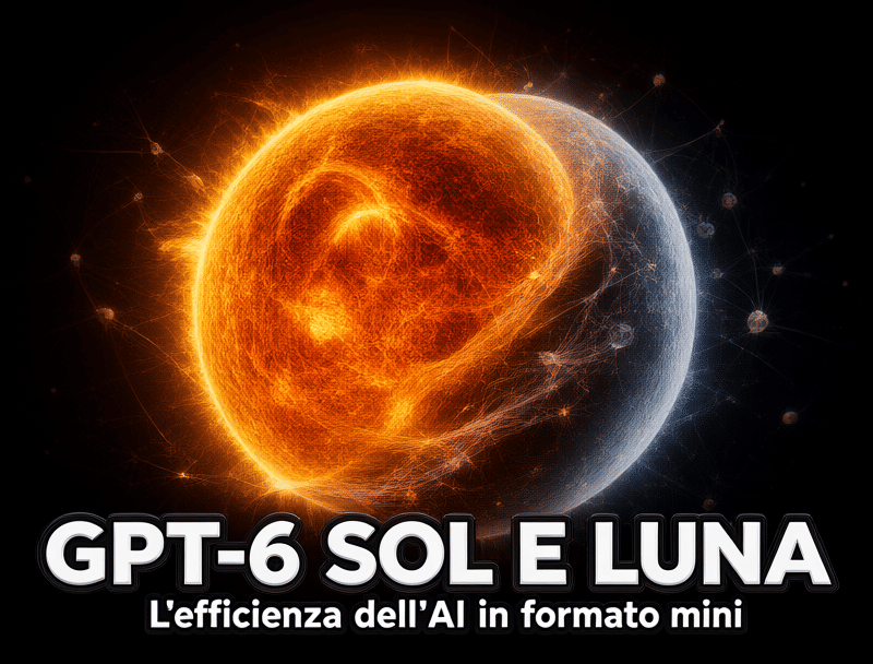 OpenAI lancia GPT-6 Sol e Luna mini