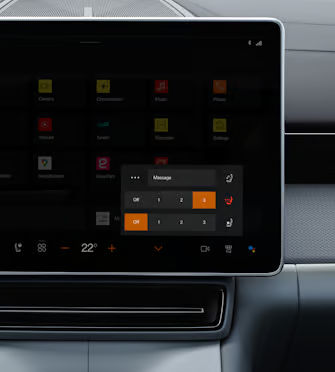 Heated steering wheel and rear seats