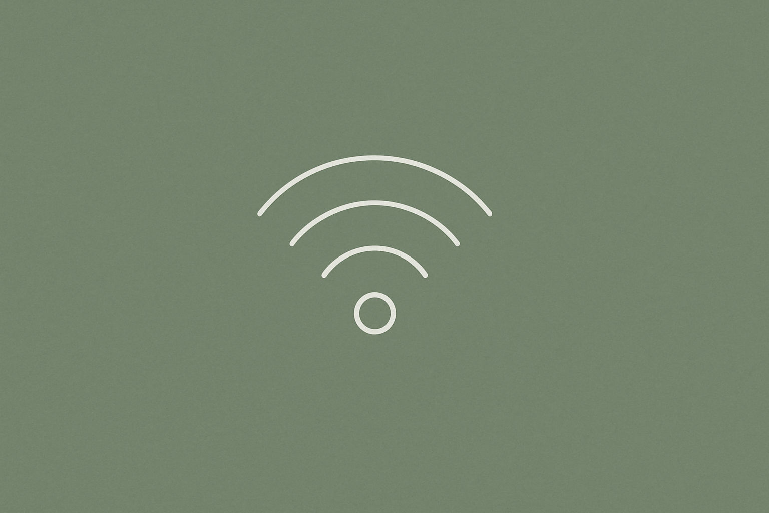 Technology & Safety — sage-green tile with white line-art sensor radar arcs