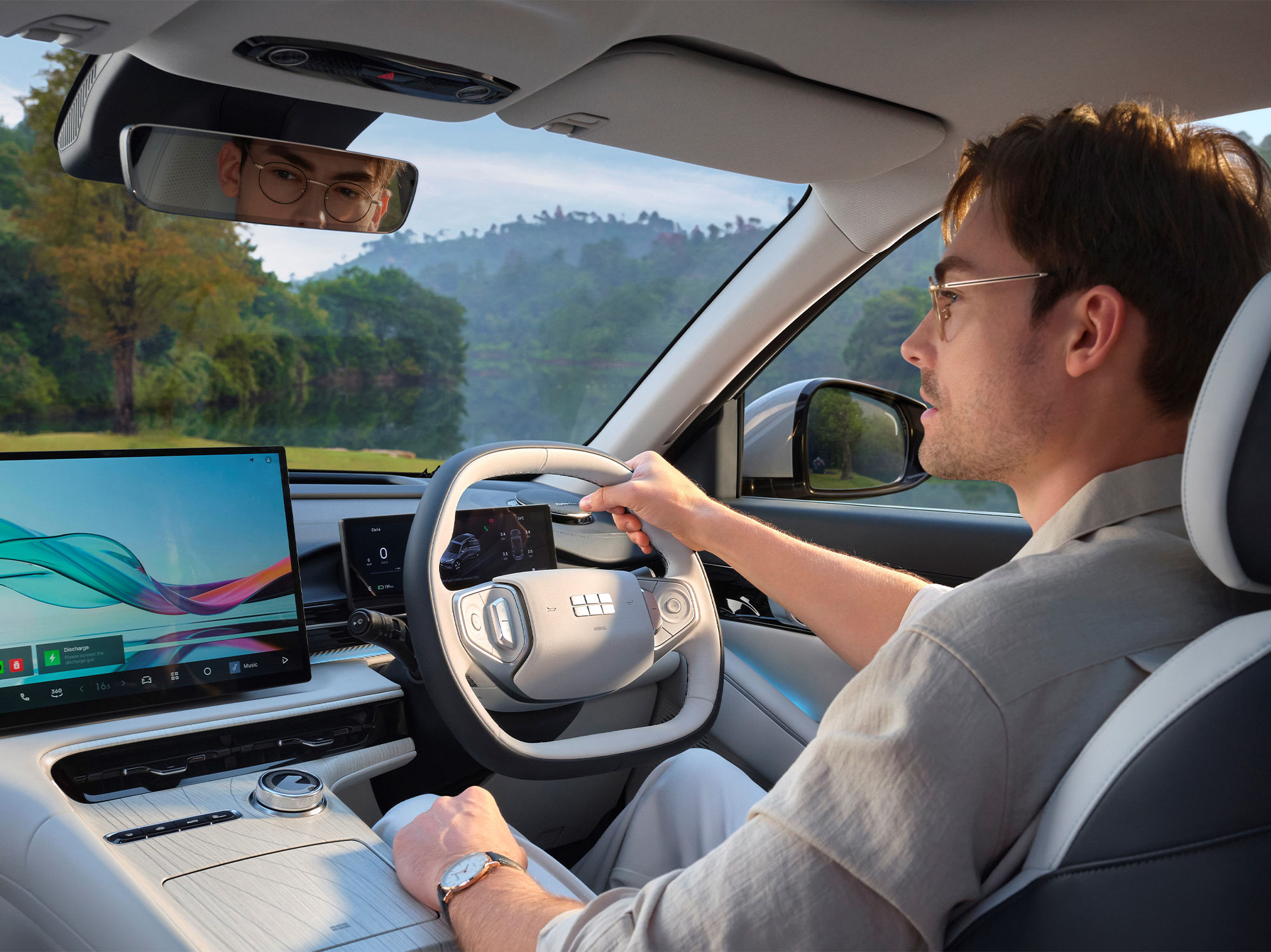 Geely EX5 15.4-inch display