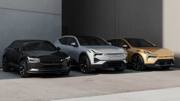 Polestar models lined up