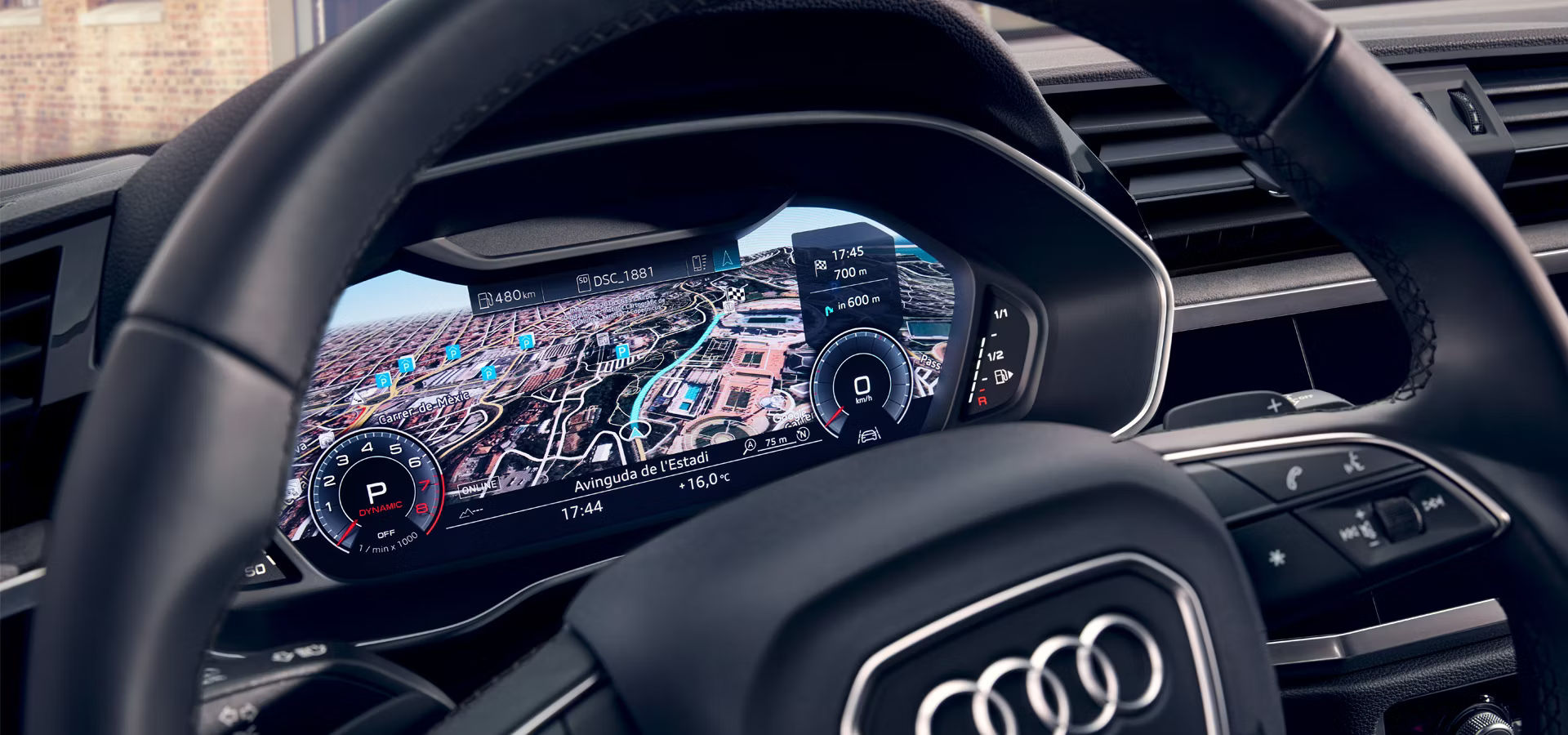 Audi Q3 digital dashboard