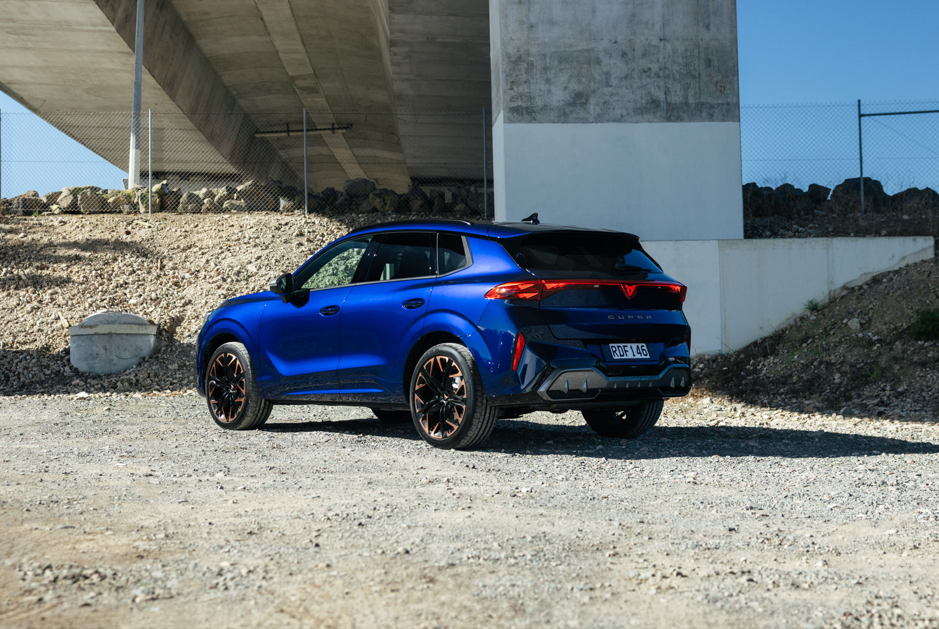 Blue cupra terramar