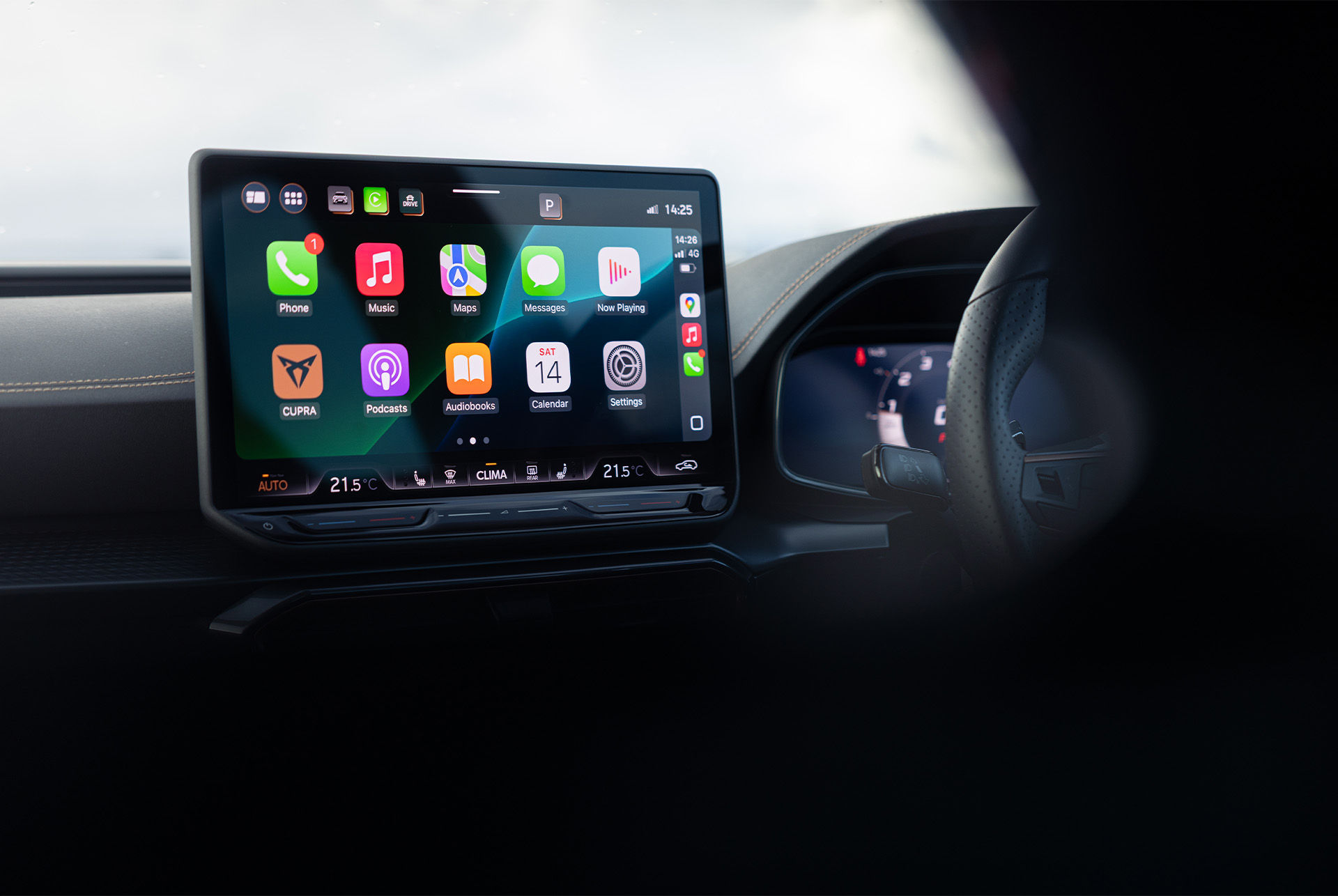 Cupra Formentor infotainment display