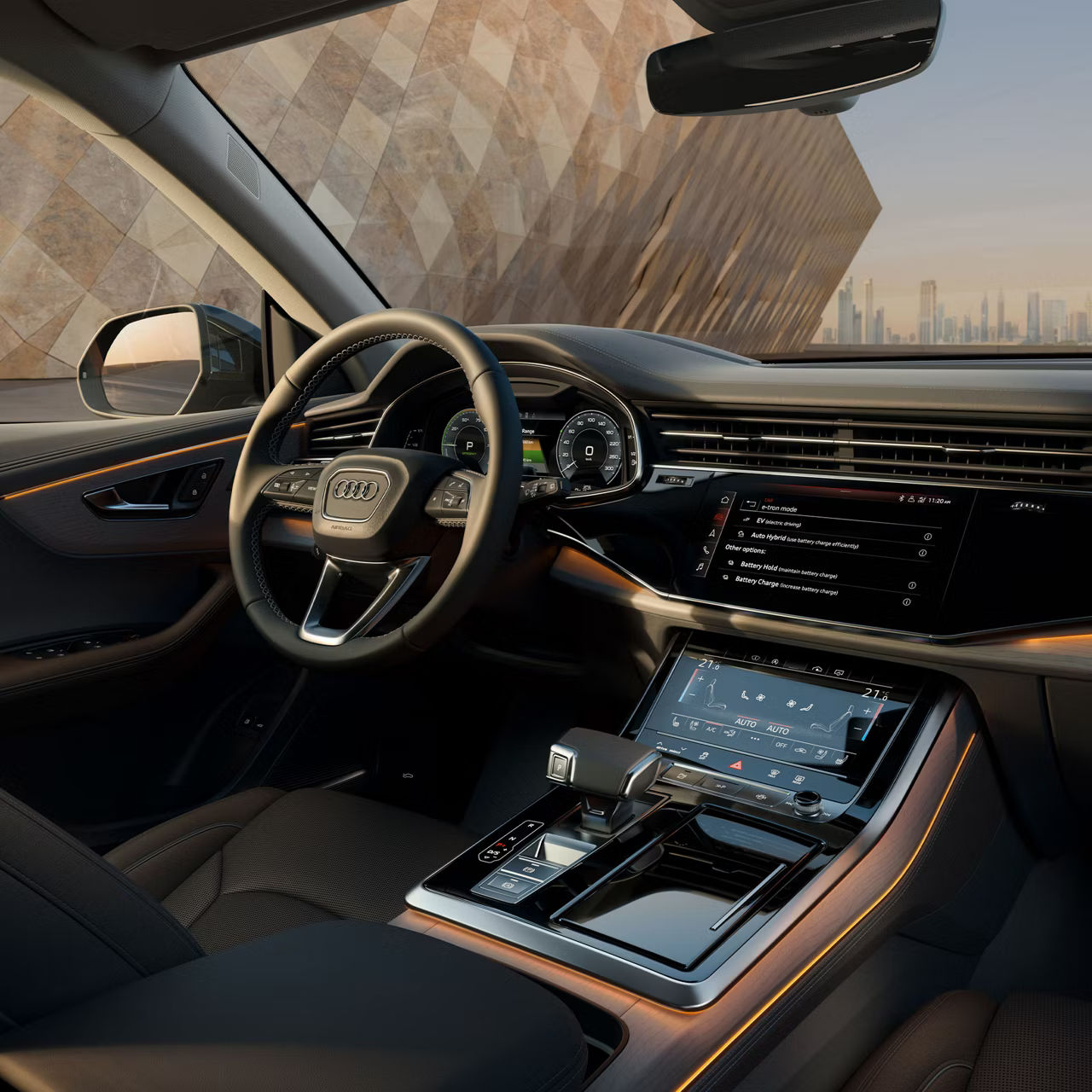 Q8 TFSI e interior