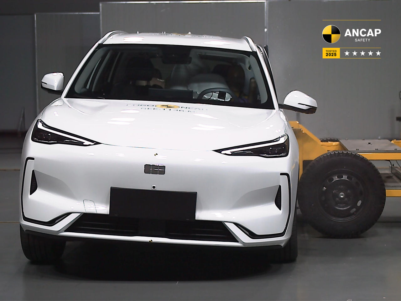 Geely EX5 scores top marks with a five-star ANCAP safety rating.