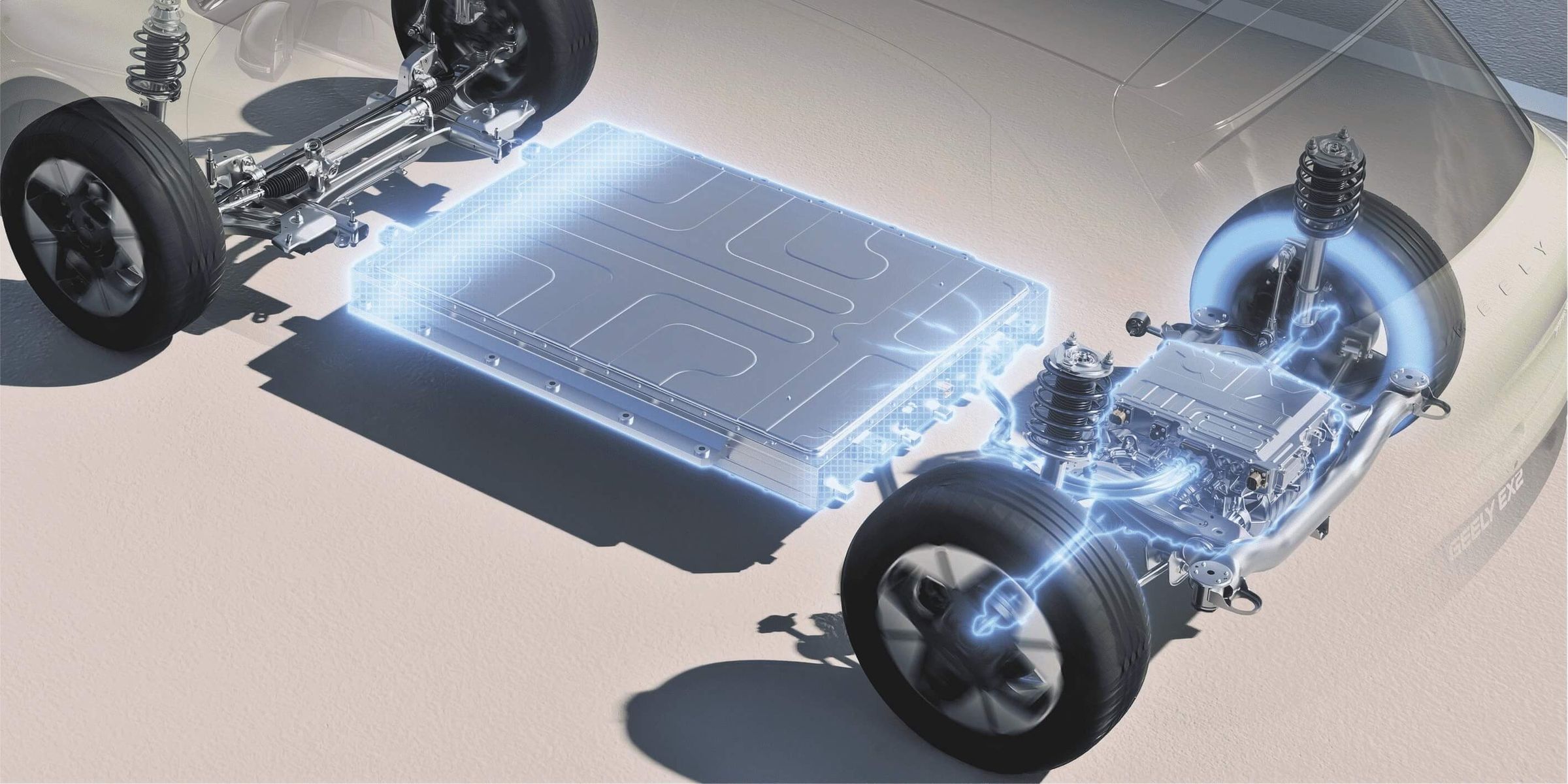 Geely EX5 in Crystalline White