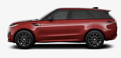 Red Land Rover Sideview