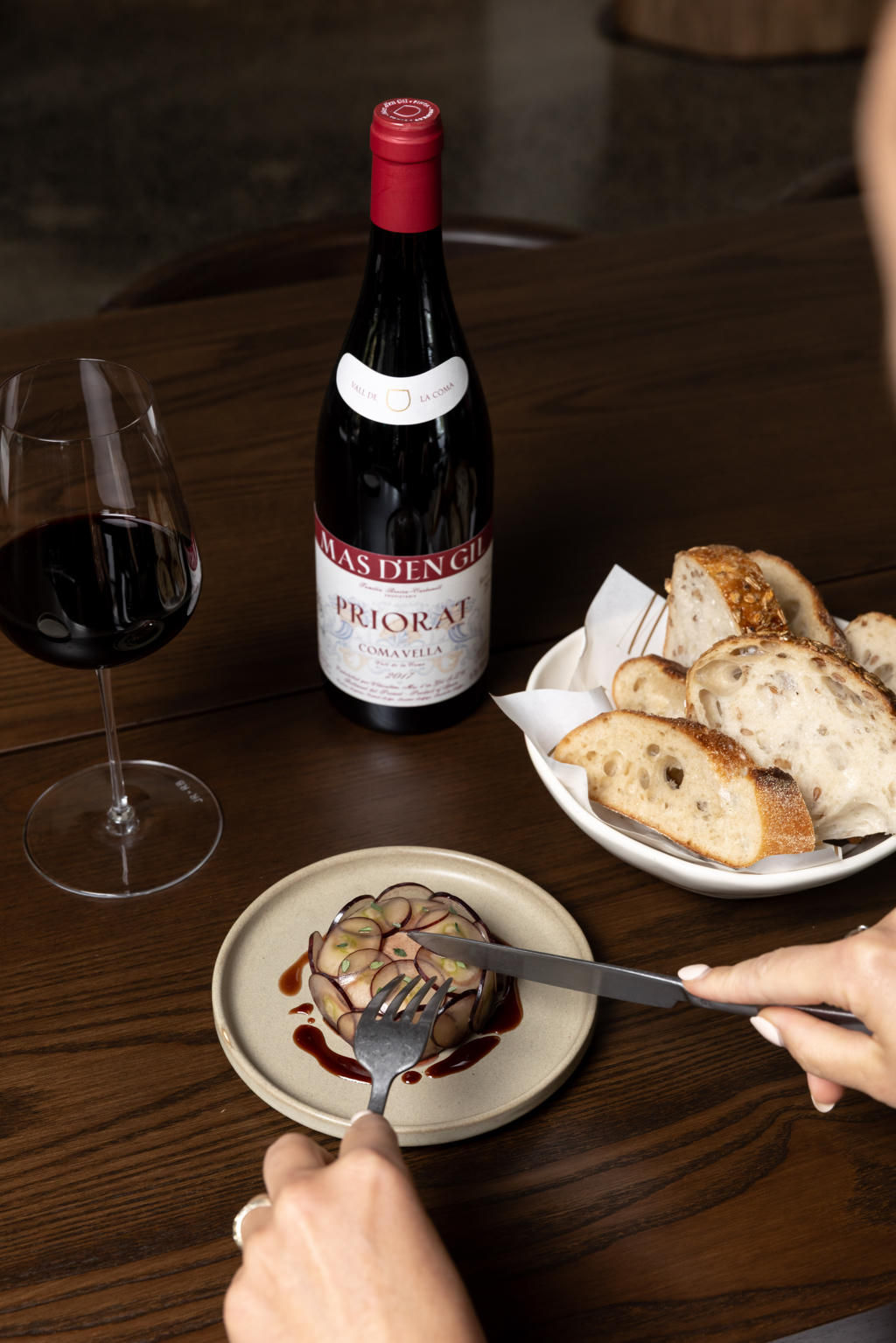 A curated working lunch at The Wine Room by David Nash