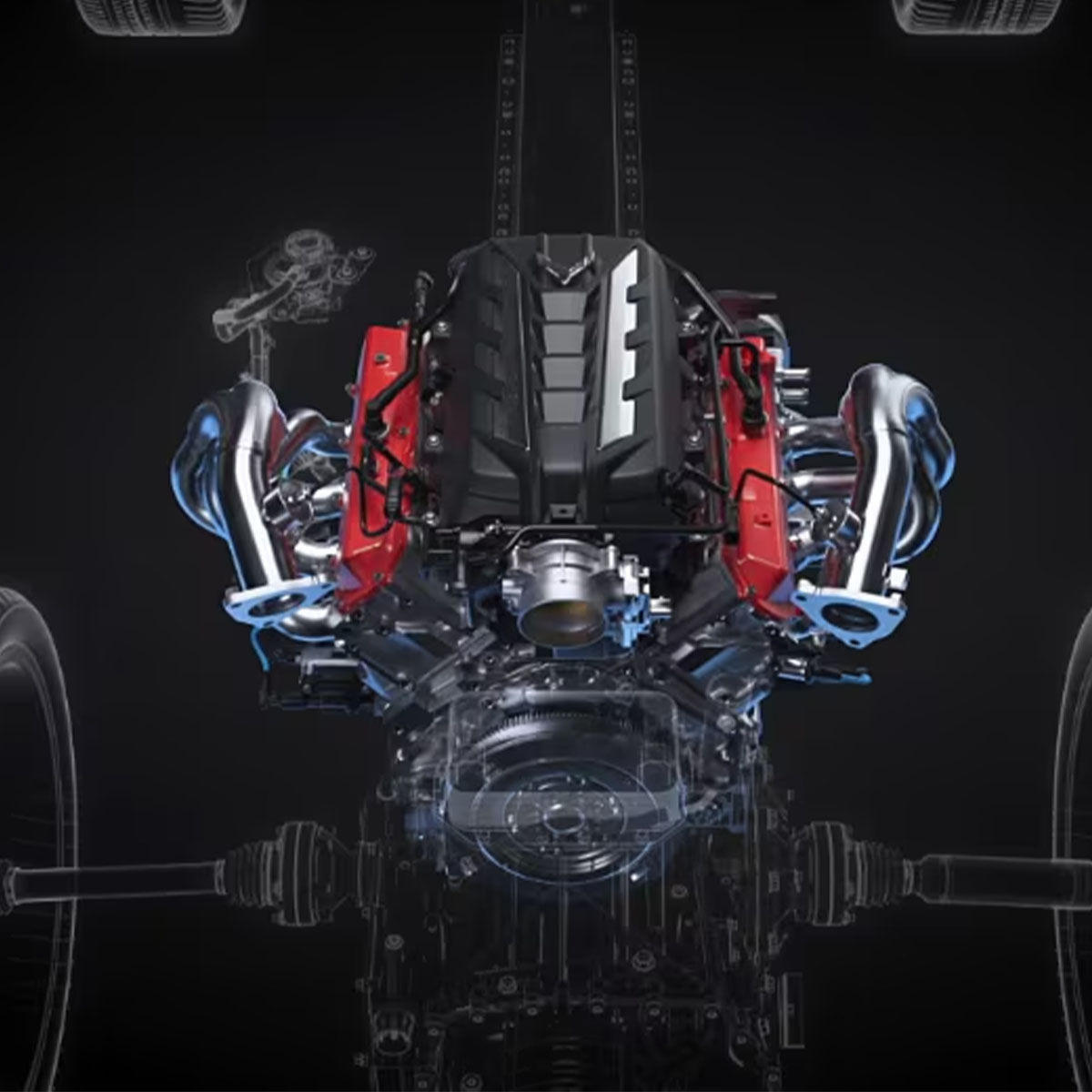 Corvette e-ray engine