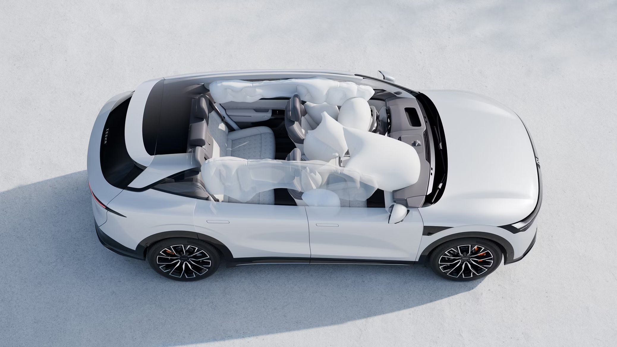 Zeekr 7X airbags safety