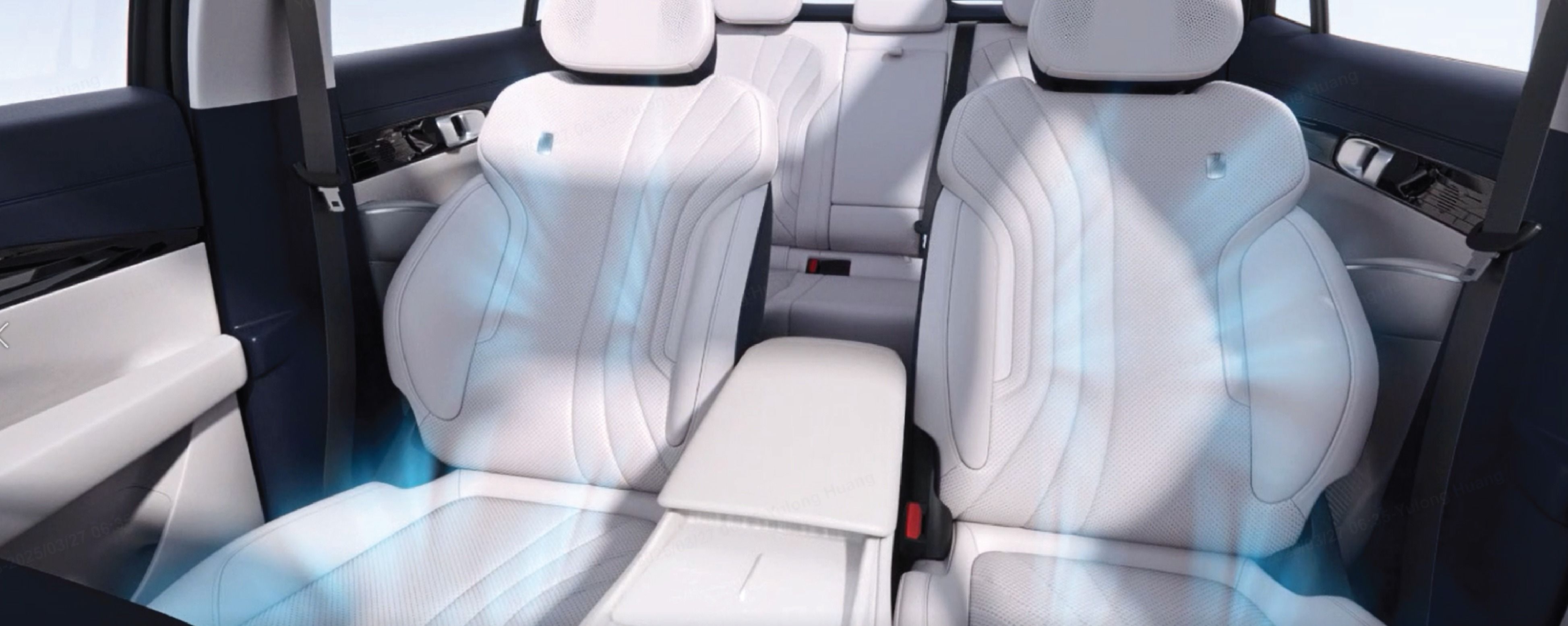 Geely EX5 ambient lighting dashboard