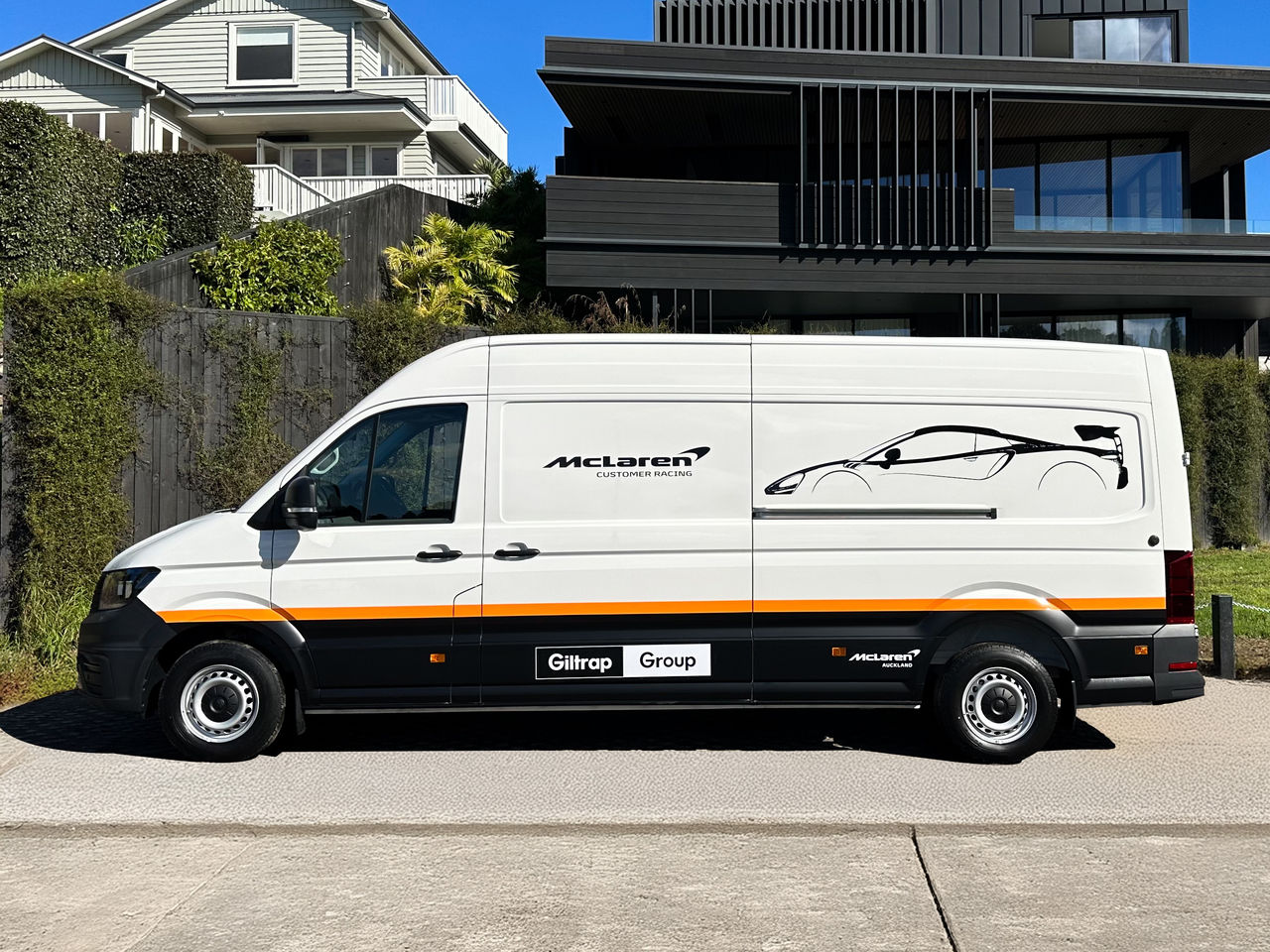 Introducing the Giltrap Group Motorsport – McLaren Racing Parts Van