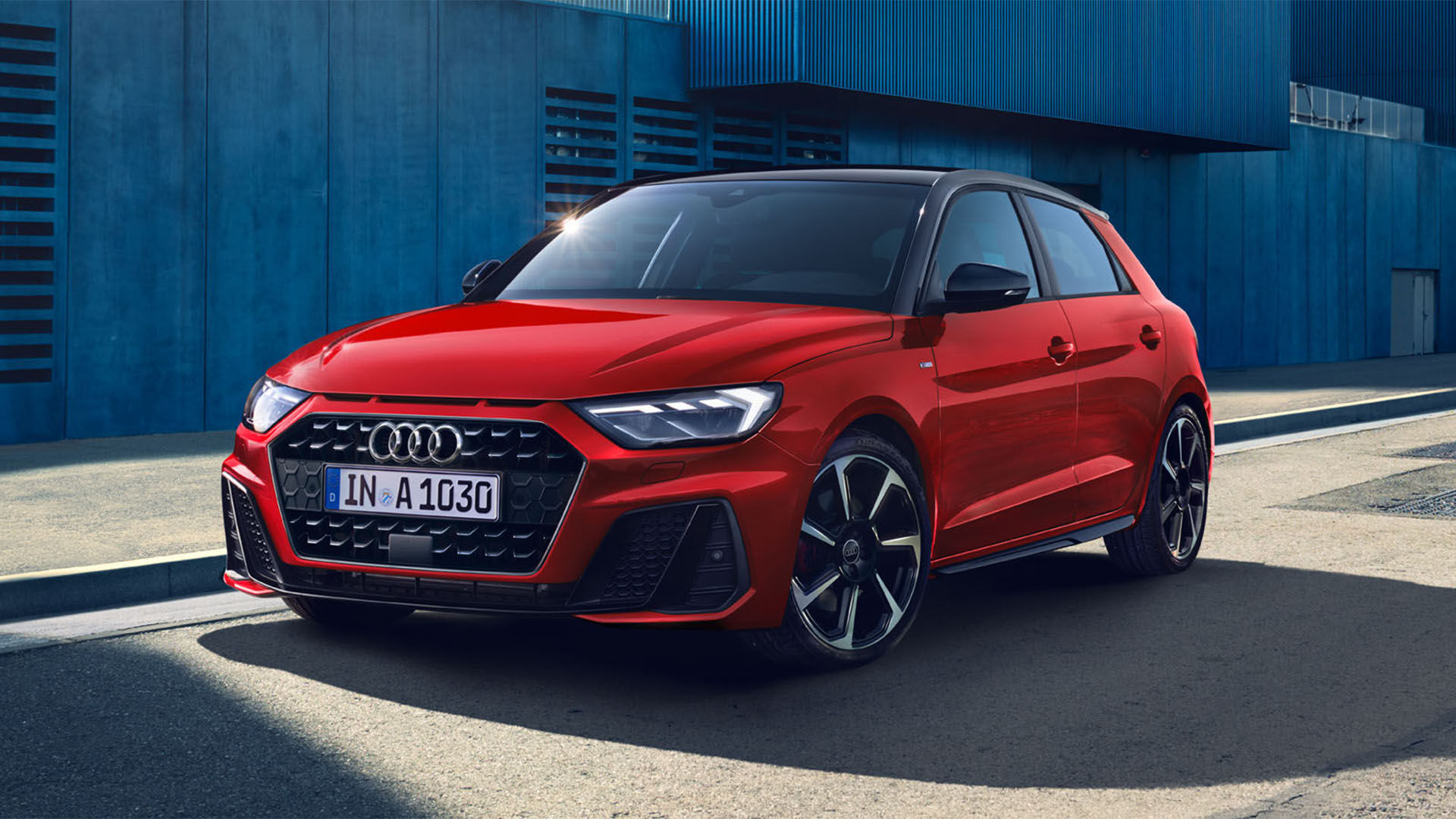 Red Audi A1