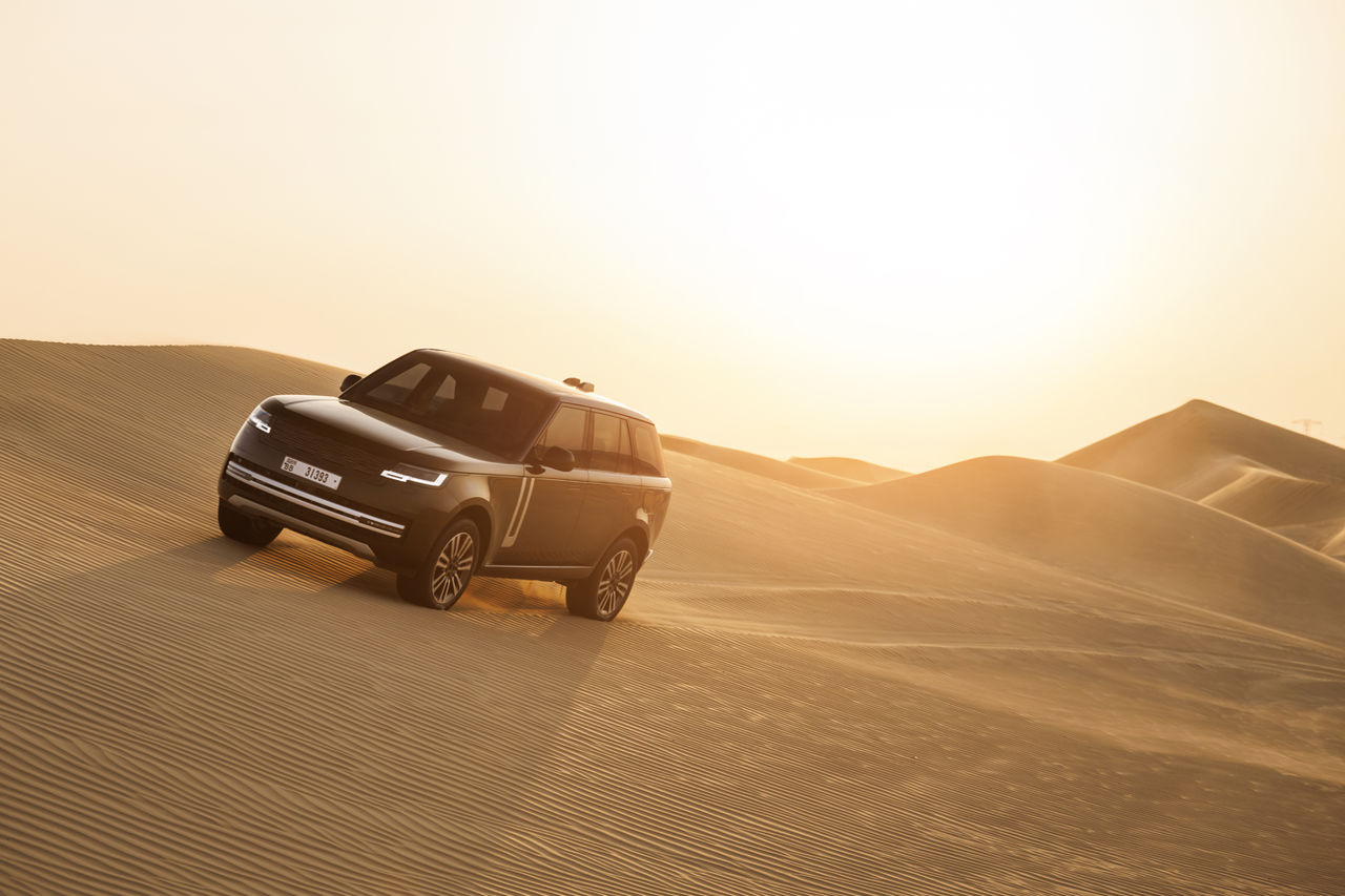 Range Rover Electric tackles Dubai's desert
