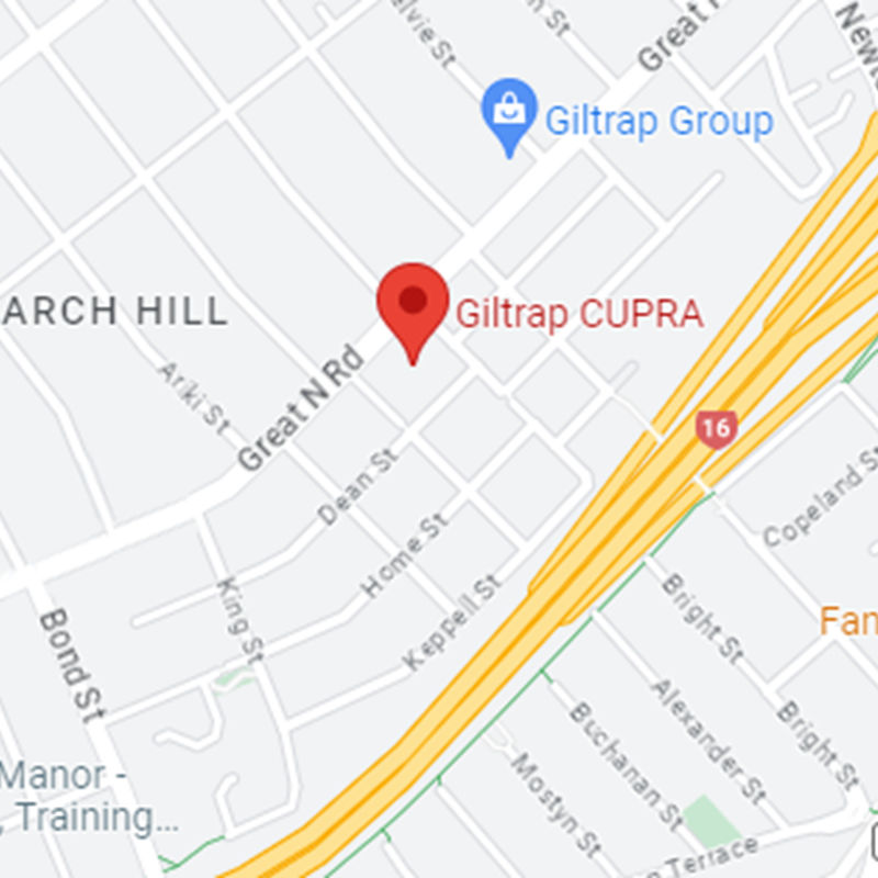 Giltrap Cupra Grey Lynn location