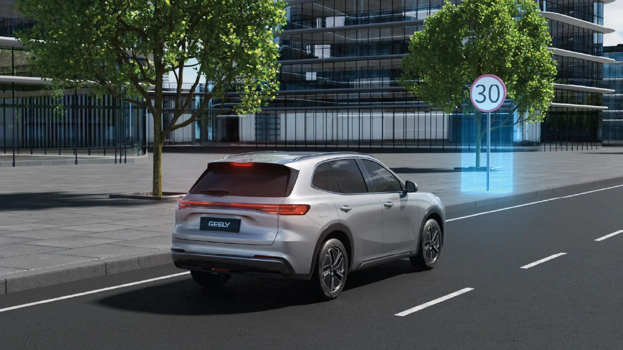 Geely Starray EM-i side view