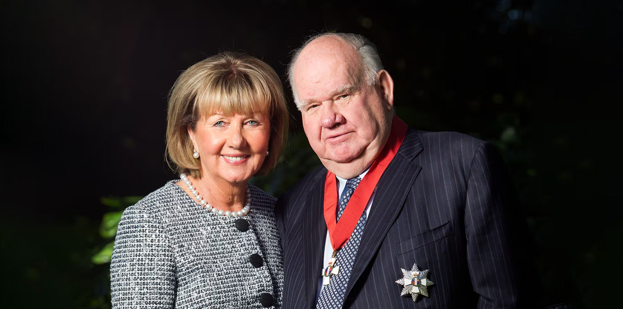 Lade Jenni and Sir Colin Giltrap, founders of the Giltrap Trust and its legacy of community giving