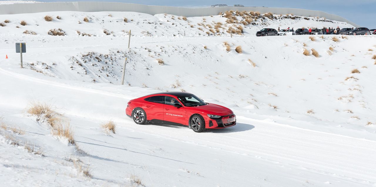 Electric precision set to make its mark at Audi ice experience 2022