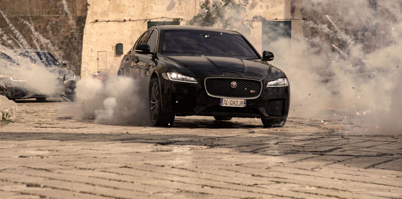Jaguar's XF in No Time to Die 