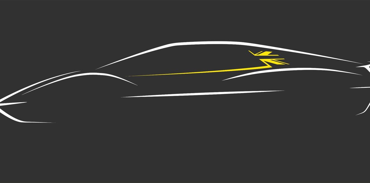 Lotus New EV Sports Car Sketch 