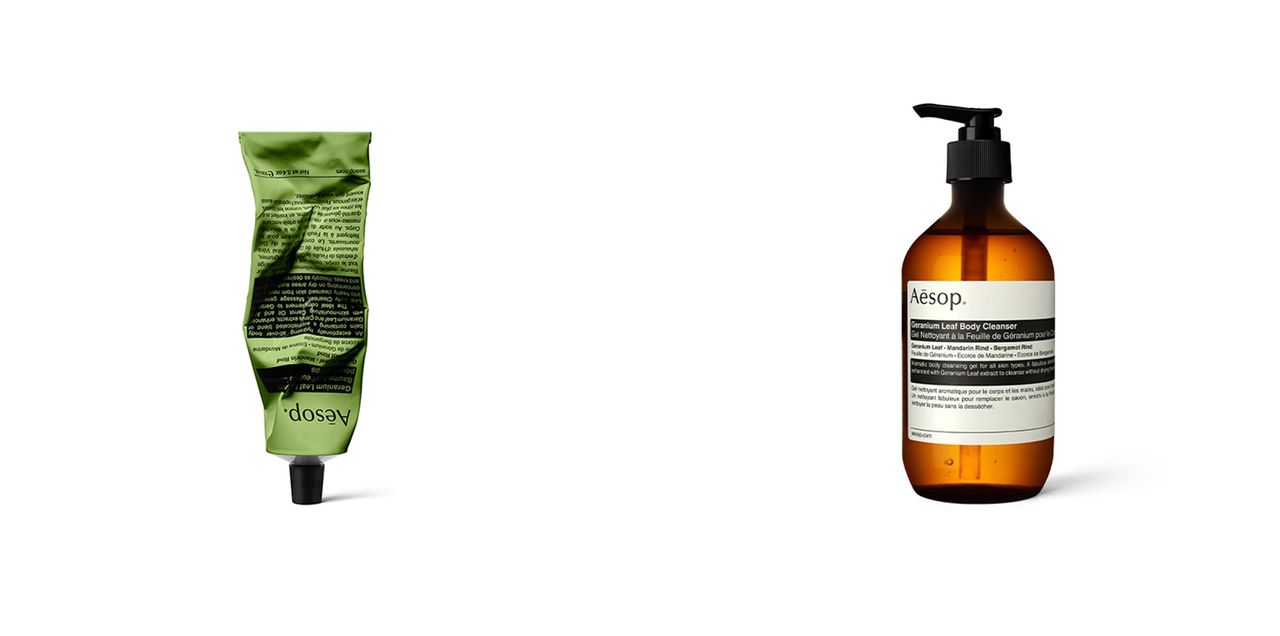Aesop showcases Geranium Leaf body care range