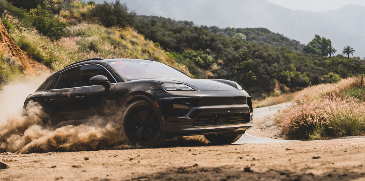 Porsche's electric Macan put through paces ahead of reveal