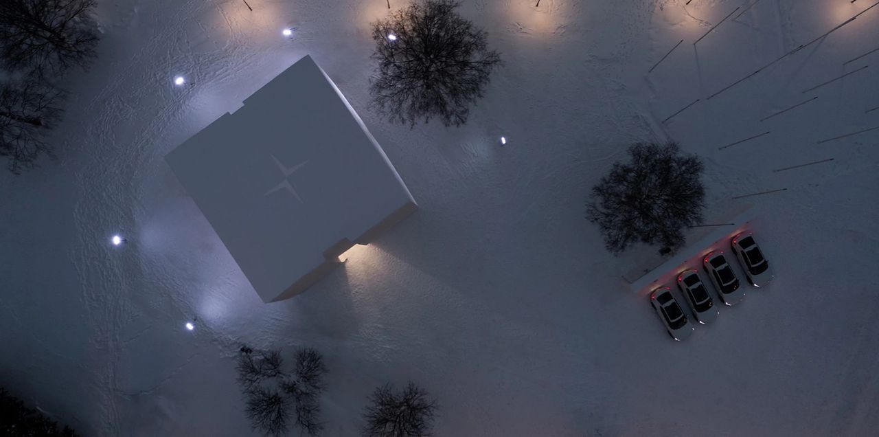 Polestar opens first-of-a-kind retail snow Space in the Arctic Circle
