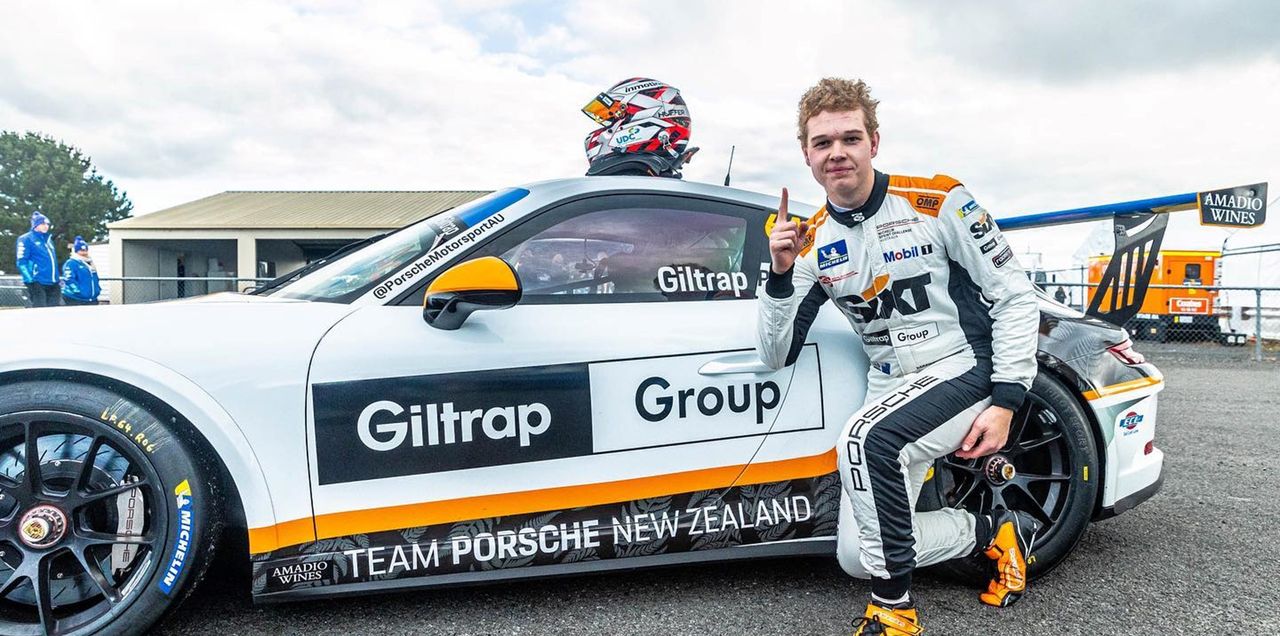 Marco Giltrap crowned champion for Porsche Sprint Challenge Australia 2023