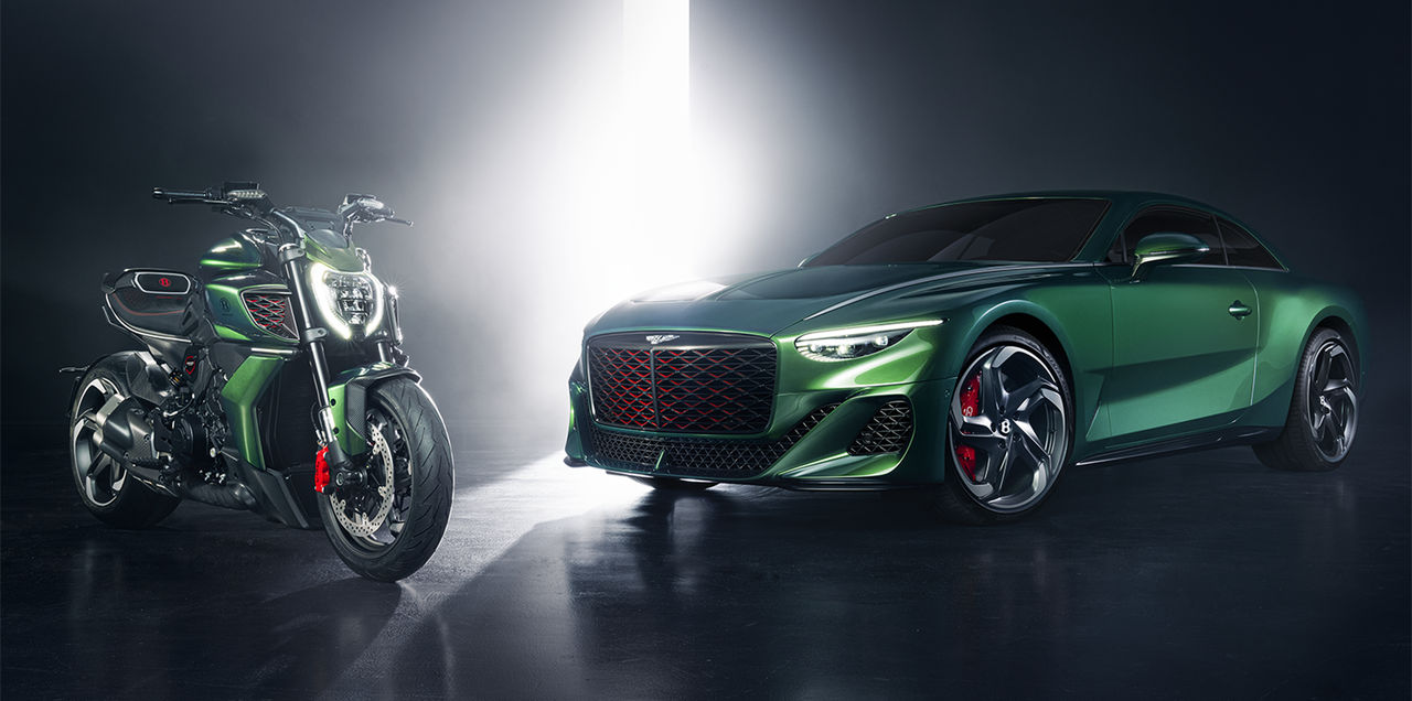 'Ducati Diavel for Bentley' inspired by Bentley Batur announced
