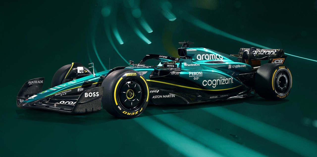 Aston Martin celebrates 110th anniversary with reveal of special logo on their 2023 Formula 1 car