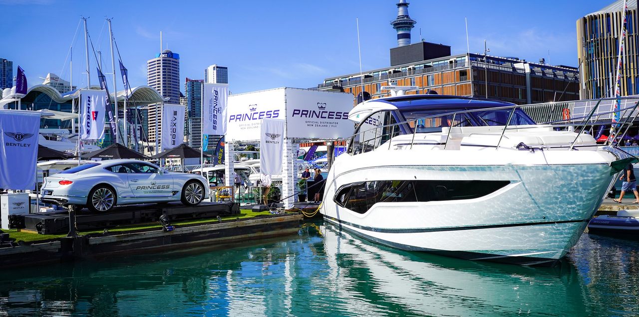 Bentley Auckland and Princess Yachts New Zealand ‘launch’ new collaboration