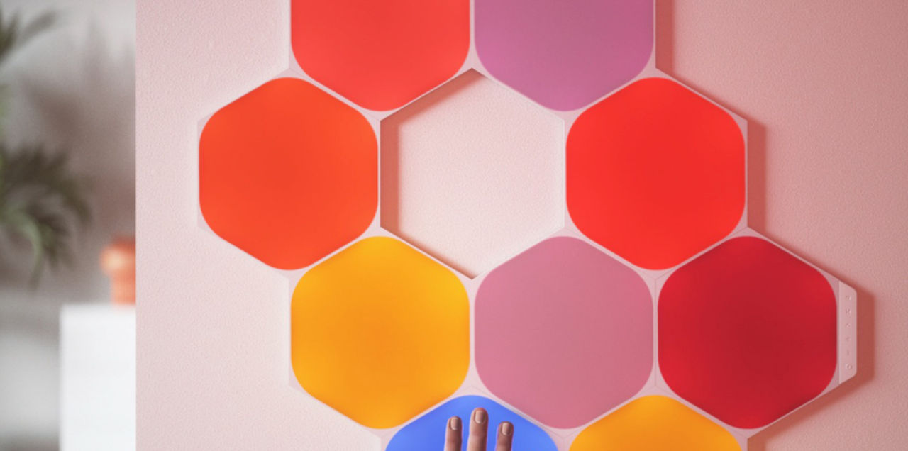 Nanoleaf adds Hexagons light panel tech to colourful range