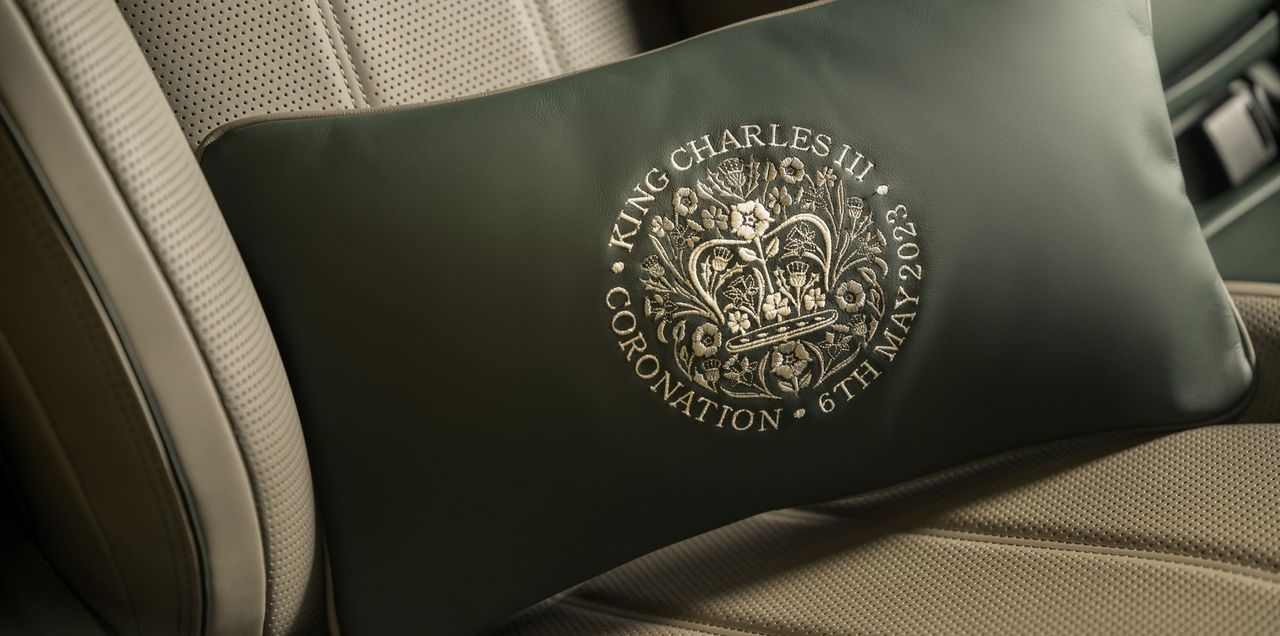 Bentley’s coronation cushions - Fit for a King