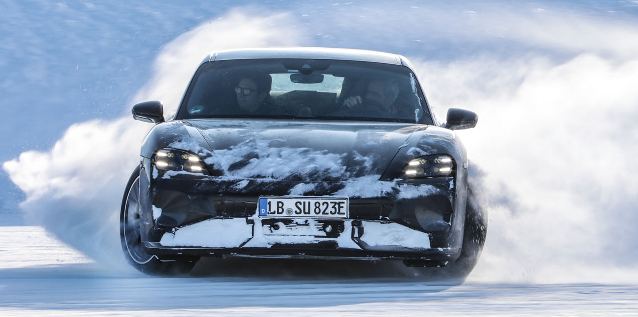 New Porsche Taycan undergoes intensive endurance testing