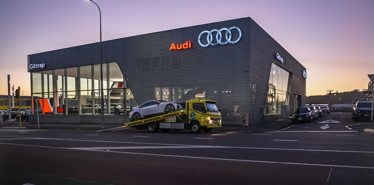 New Zealand's First Electric Car Transporter