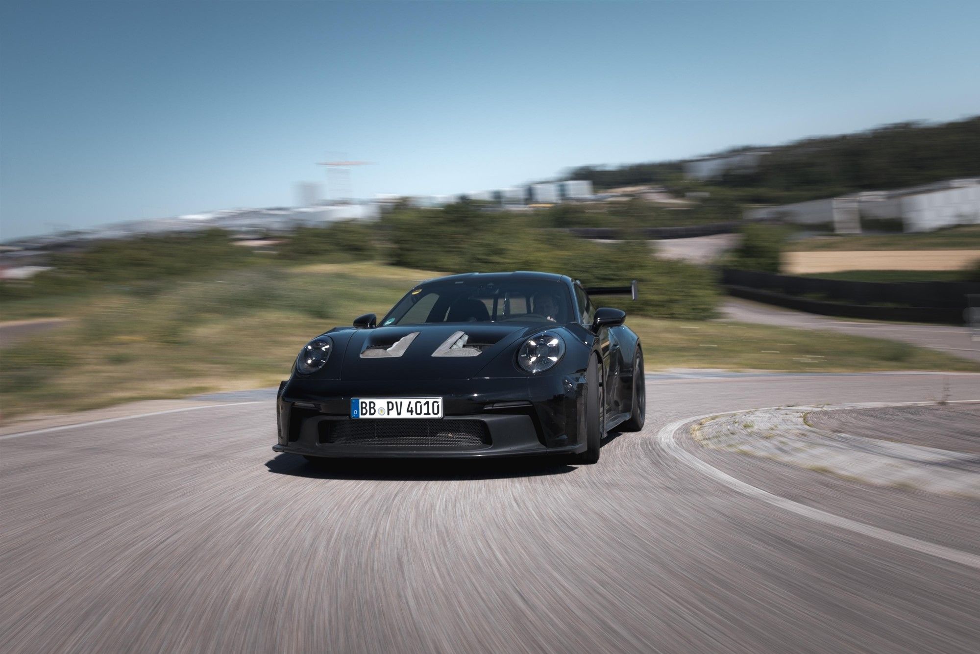 The new Porsche 911 GT3 RS is in the starting blocks