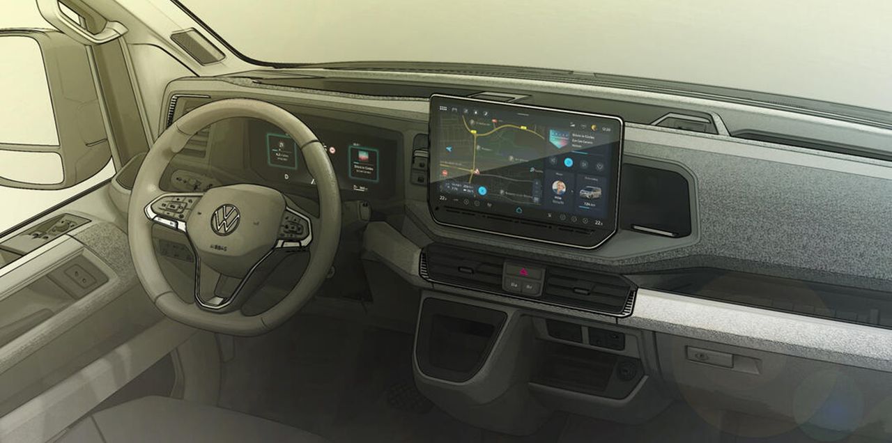 Volkswagen Commercial Vehicles reveals big tech updates for Crafter