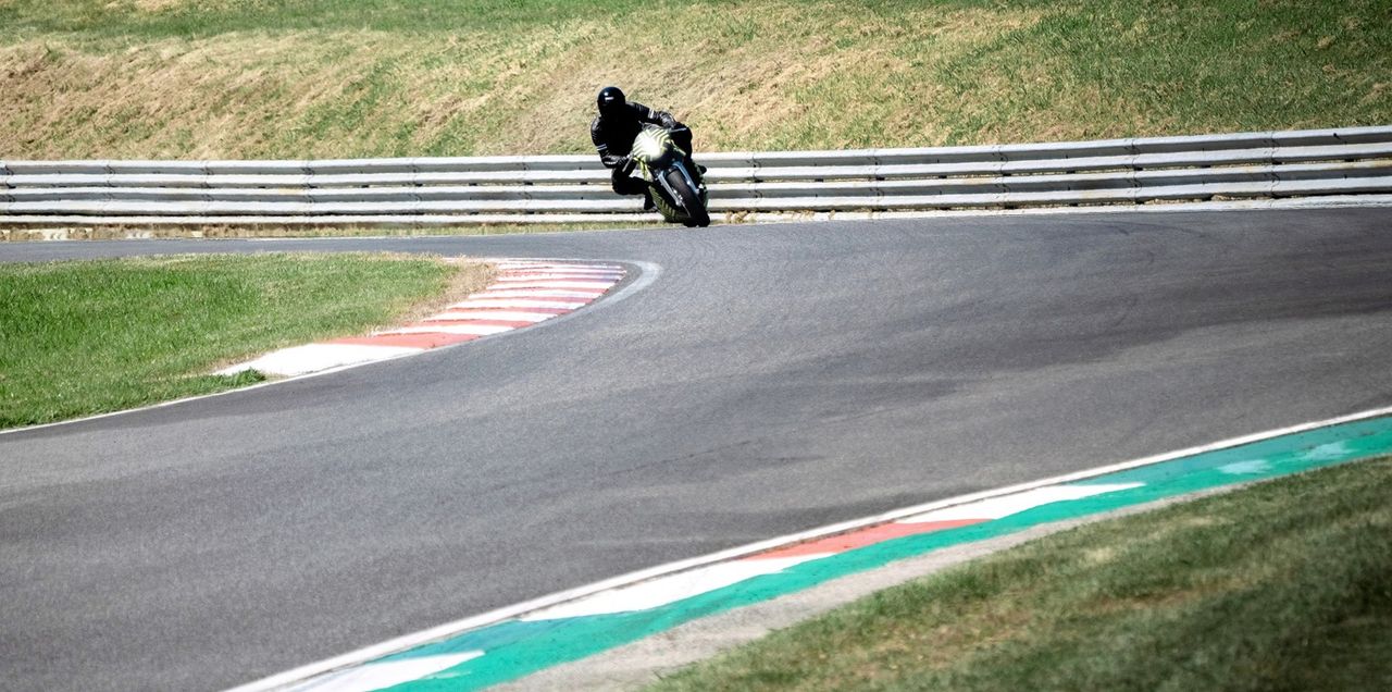 Aston Martin style on two wheels