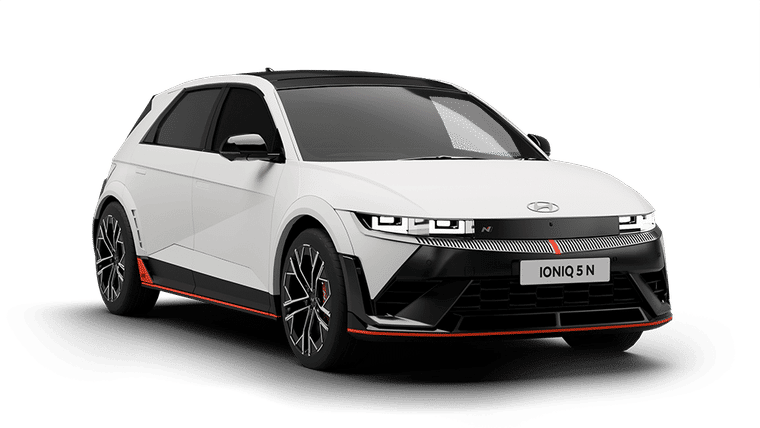 2024 Hyundai IONIQ5 N NE.V1 N with Vision Roof SUV 166kW + 282W Electric Motors - front / rear 84 kWh AWD Atlas White Matte