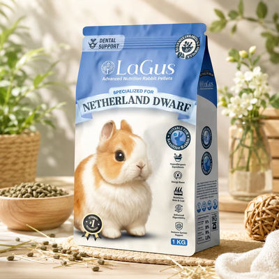 ￼LaGus Rabbit Food for Netherland Dwarf อาหารกระต่าย 1kg