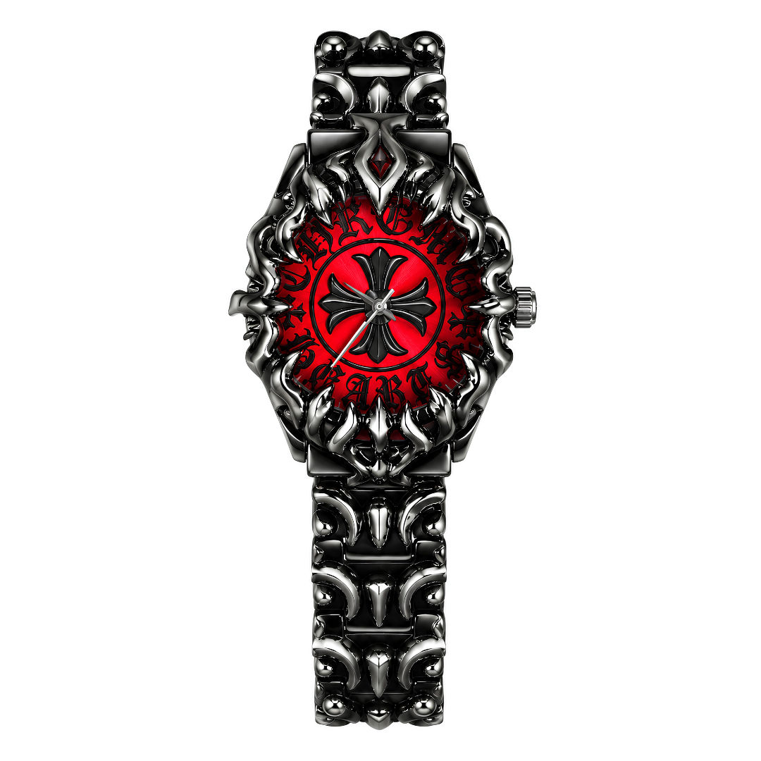 Red Chrome Hearts Designer Watch C