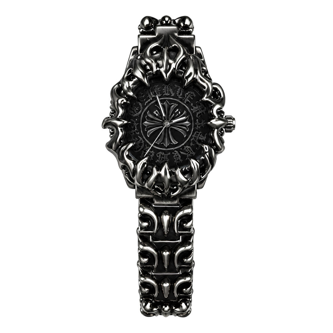 Black Chrome Hearts Designer Watch A