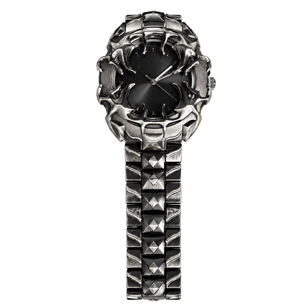 Black Goth C Designer Watch