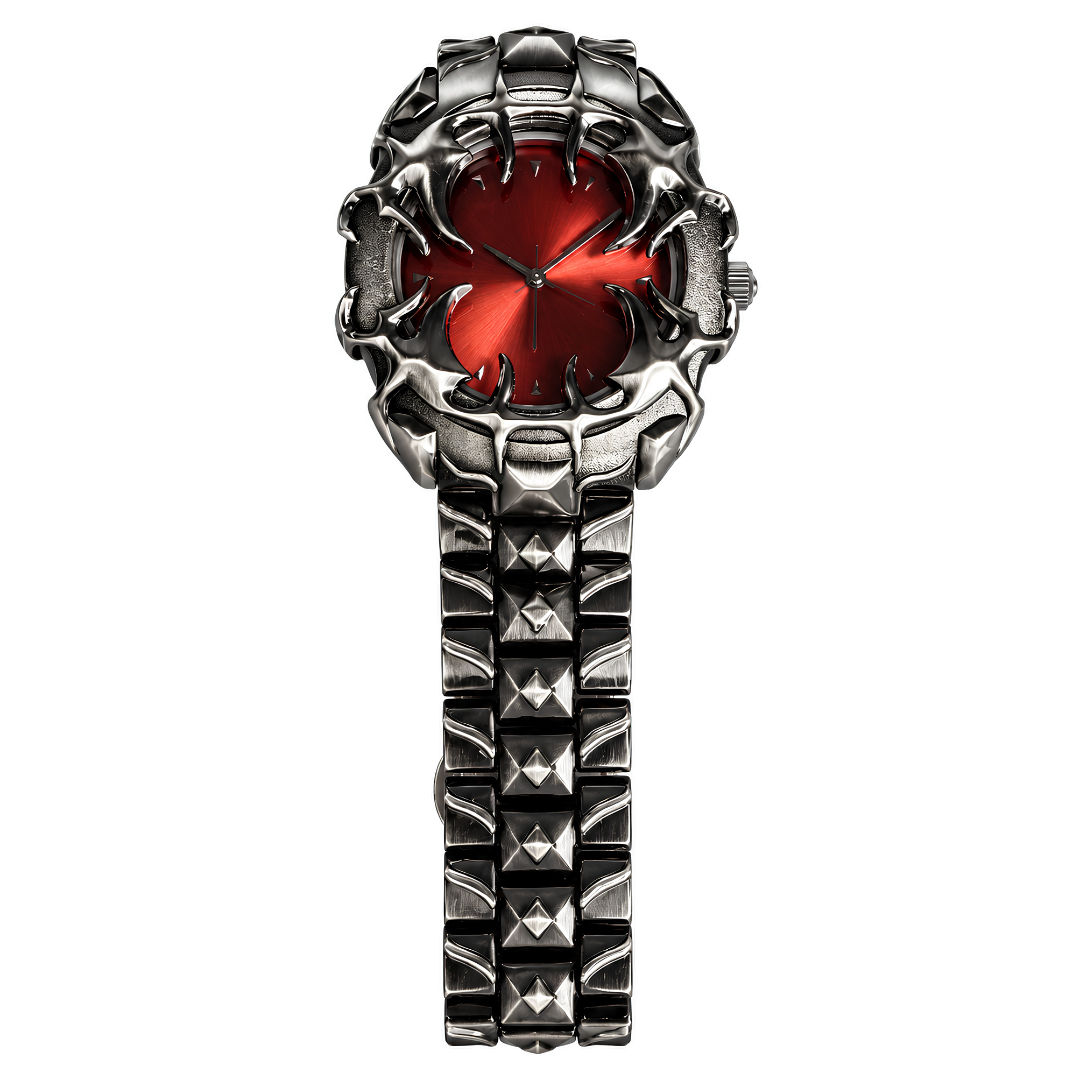 Red Goth C Designer Watch